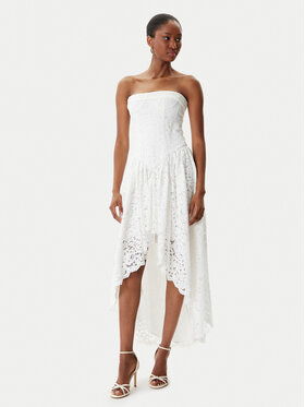 Bardot Bardot Rochie cocktail Felicidad Strapless 59843DB Alb Regular Fit