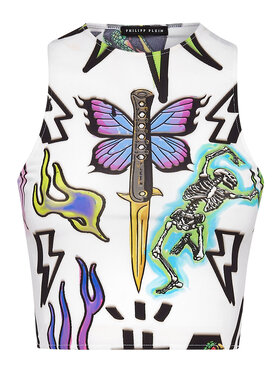 PHILIPP PLEIN PHILIPP PLEIN Smanicato 2387 Bianco Skin Tight Fit