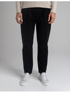 Borgio Borgio Spodnie materiałowe montieri_c Czarny Comfort Fit