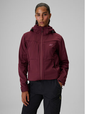 4F 4F Kurtka outdoor TACTICAL LINE Bordowy Regular Fit