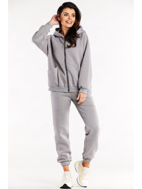 Infinite You Infinite You Mikina M324 Šedá Basic Fit