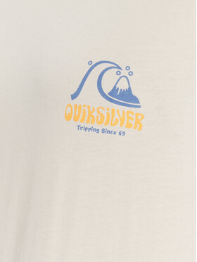 Quiksilver T-shirt Arts In Palm EQYZT07249 Bež Regular Fit