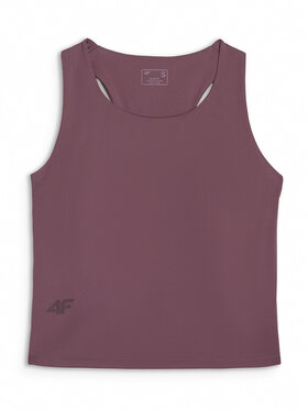 4F 4F Tank top MULTI ACTIVE Brązowy Slim Fit