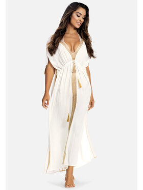 Feba Feba Vestito da spiaggia F177 Écru