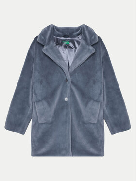 United Colors Of Benetton United Colors Of Benetton Pelliccia 2ZWKCN05S Grigio Relaxed Fit