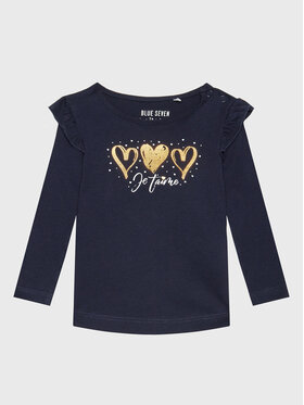 Blue Seven Blue Seven Bluză 950601 Bleumarin Regular Fit