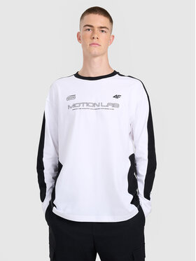 4F 4F Longsleeve DUO DYNAMICS Biały Oversize