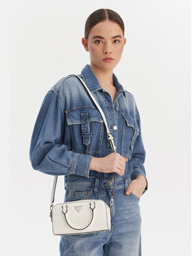 Guess Guess Дамска чанта Arnela Mini HWNY94 96740 Бял
