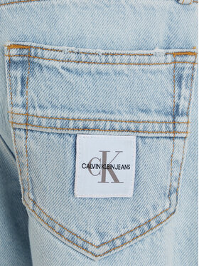 Calvin Klein Jeans Jeans Kratke Hlače IB0IB02005 Modra Relaxed Fit