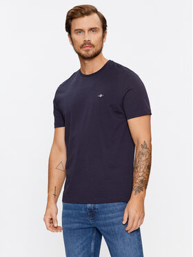 Gant Gant T-krekls Reg Shield Ss 2003184 Tumši zils Regular Fit