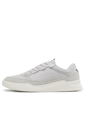 Tommy Hilfiger Tenisice Elevated Cupsole Leather Mix FM0FM04358 Siva