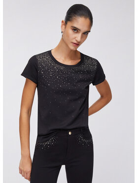 Liu Jo Liu Jo T-Shirt TA6306JS923P9282 Czarny Regular Fit