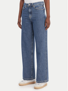 BOSS BOSS Farmer Marlene 50552093 Kék Wide Leg