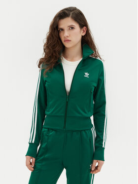 adidas adidas Felpa adicolor Classics Firebird JC8262 Verde Regular Fit