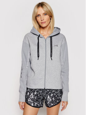 Under Armour Under Armour Μπλούζα Ua Rival Fleece Embroidered 1362419 Γκρι Loose Fit
