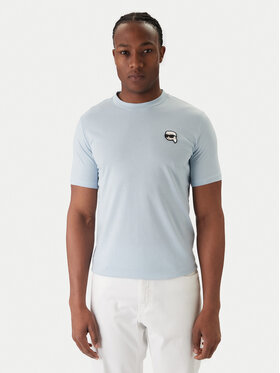 KARL LAGERFELD KARL LAGERFELD T-Shirt 755710 561224 Błękitny Regular Fit