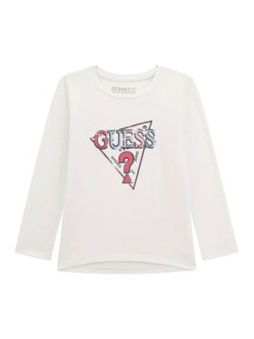 Guess Kids Guess Kids Top 176323 Biały Classic Fit
