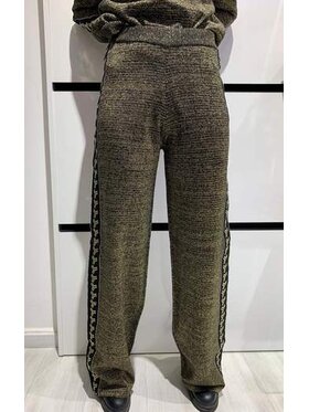 John Richmond John Richmond Spodnie damskie Pantaloni da donna John Richmond Złoty Regular Fit