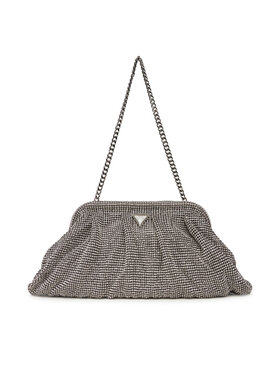 Guess Guess Kabelka Zalina Mini HWRY93 50710 Strieborná