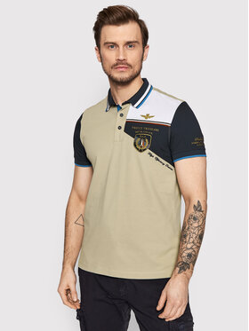 Aeronautica Militare Aeronautica Militare Polo 221PO1617P199 Beżowy Regular Fit