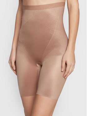 SPANX SPANX Koriģējošās veļas apakšdaļa Thinstincts 2.0 High Waist Mid-Thigh 10233R Bēšs