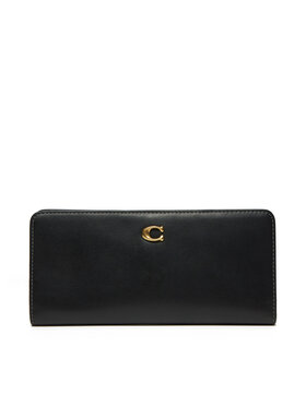 Coach Coach Голям дамски портфейл CZ096 Черен