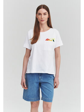 TATUUM TATUUM T-Shirt MONKI Bílá Classic Fit