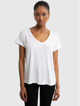 BIG STAR BIG STAR T-Shirt valeria_101 Biały Basic Fit