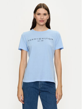Tommy Hilfiger Tommy Hilfiger T-shirt Logo WW0WW40276 Plava Regular Fit
