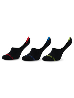 Emporio Armani Emporio Armani Lot de 3 paires de socquettes homme 306229 3R254 73320 Noir