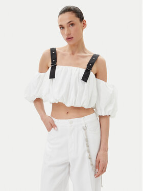 PINKO PINKO Felső 105176 A2LD Fehér Regular Fit