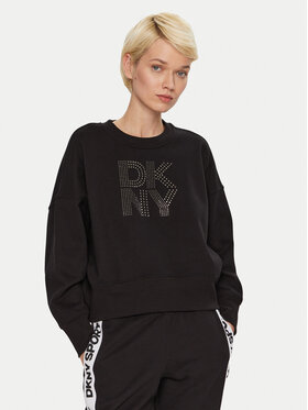 DKNY Sport DKNY Sport Μπλούζα DP4T9968 Μαύρο Loose Fit