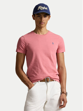 Polo Ralph Lauren Polo Ralph Lauren T-shirt 710671438433 Ružičasta Custom Slim Fit