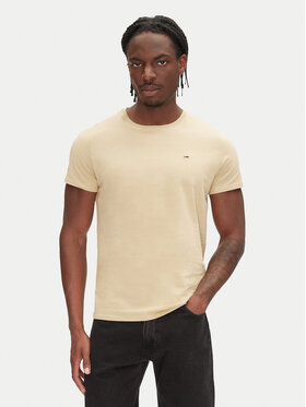 Tommy Jeans Tommy Jeans T-shirt DM0DM04411 Bež Slim Fit