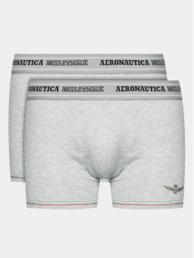 Aeronautica Militare Aeronautica Militare 2er-Set Boxershorts AM1UBX003 Grau