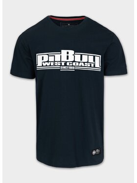 PITBULL PITBULL T-Shirt Koszulka Slim Fit Classic Boxing M Niebieski Regular Fit