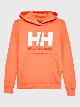 Helly Hansen Helly Hansen Bluza Logo 41677 Pomarańczowy Regular Fit