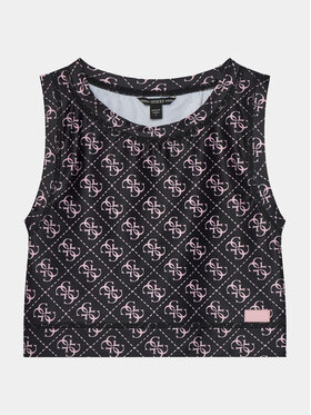 Guess Guess Топ J4RI36 MC01P Чорний Slim Fit
