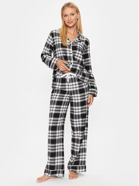 DKNY DKNY Pijama YI2922591 Negru Regular Fit