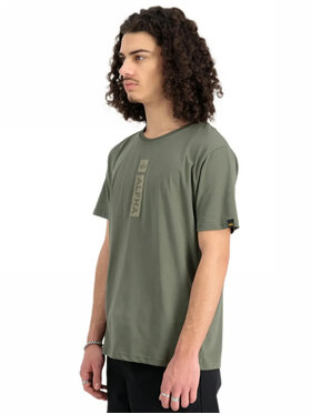Alpha Industries Alpha Industries T-Shirt AI.146509-142 Khaki Regular Fit