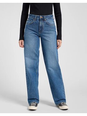 Lee Lee Jeansy RIDER LOOSE Niebieski Loose Fit