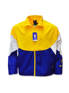 Nike Nike Wiatrówka Performance NBA Golden State Warriors Kolorowy Standard Fit