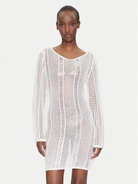 Hunkemöller Hunkemöller Sukienka plażowa Crochet 206710 Beżowy Regular Fit