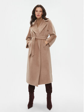 Weekend Max Mara Weekend Max Mara Вълнено палто Tempera 2350161233650 Кафяв Regular Fit
