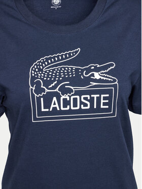 Lacoste Majica TH9068 Mornarsko Modra Regular Fit