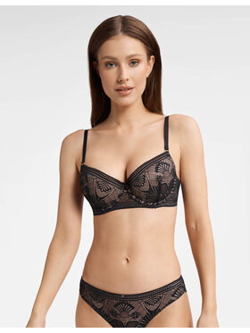Esotiq Esotiq Biustonosz push-up 40170-61X Czarny