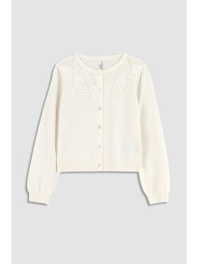 Coccodrillo Coccodrillo Sweter WC3172201EJG-001 Biały Regular Fit