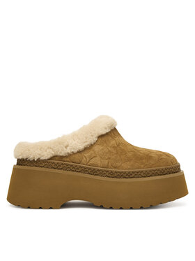 Coach Coach Papuci de casă Cecelia Signature CCO36 Maro