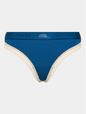 Tommy Hilfiger Tommy Hilfiger Stringi UW0UW04814 Niebieski
