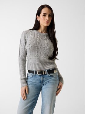 Guess Guess Svetr 180918 Stříbrná Classic Fit
